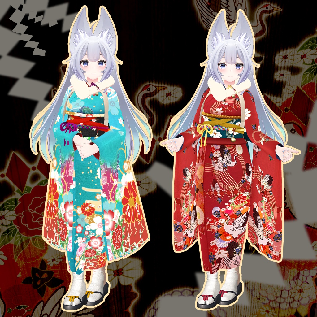 「ウルフェリア」専用【3D衣装モデル】はないちもんめ