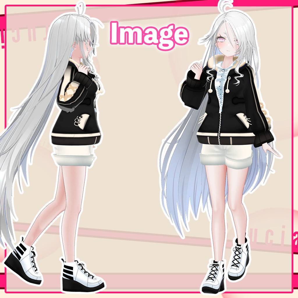 「ゾメちゃん」専用【3D衣装モデル】ブルーシカ