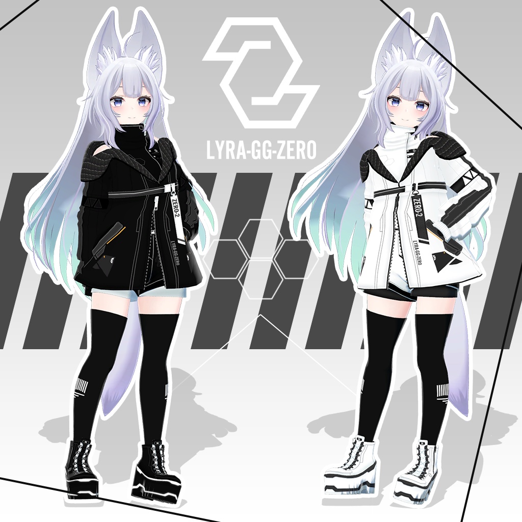 「ウルフェリア」専用【3D衣装モデル】LyraZERO