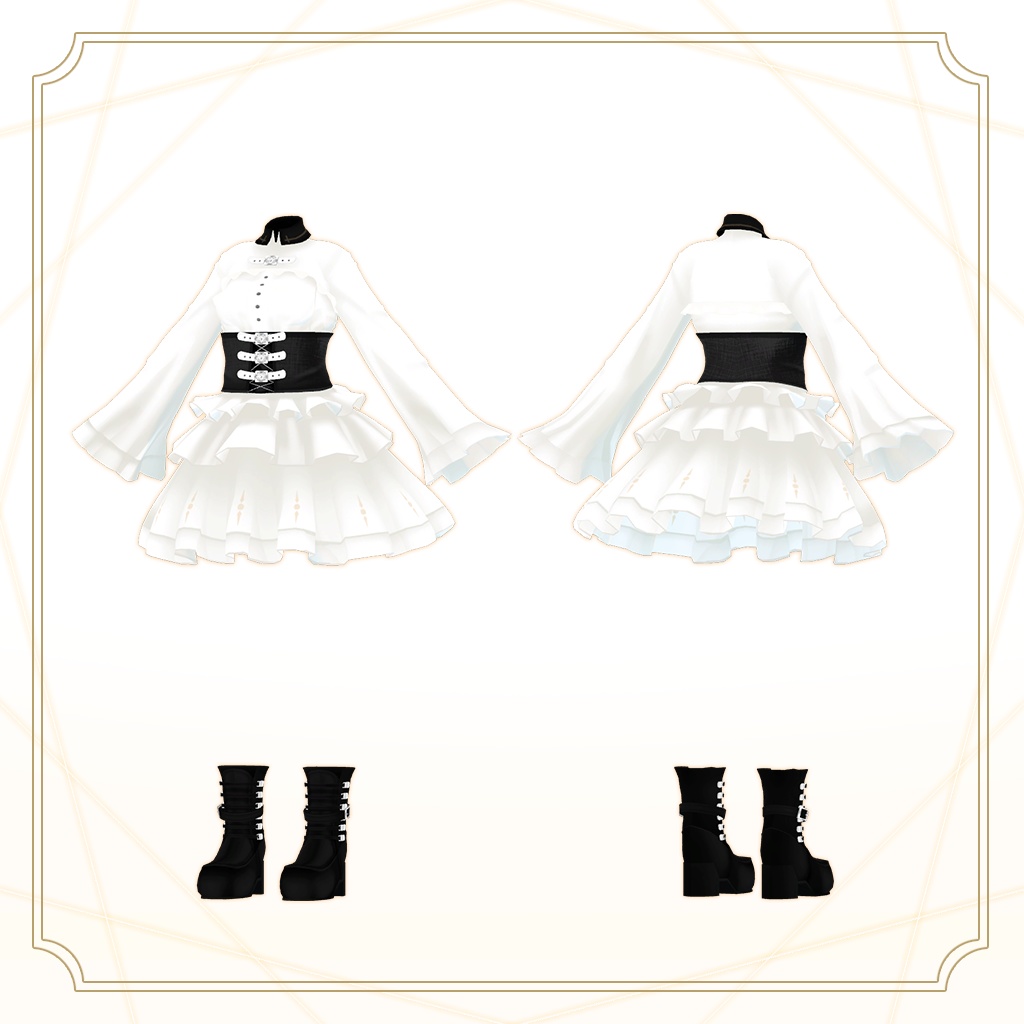 「カリン」専用【3D衣装モデル】フロスティー