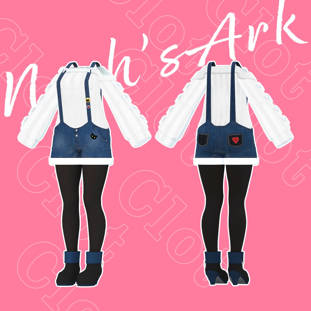 「ルーナリット/リーファ」専用【3D衣装モデル】クロット