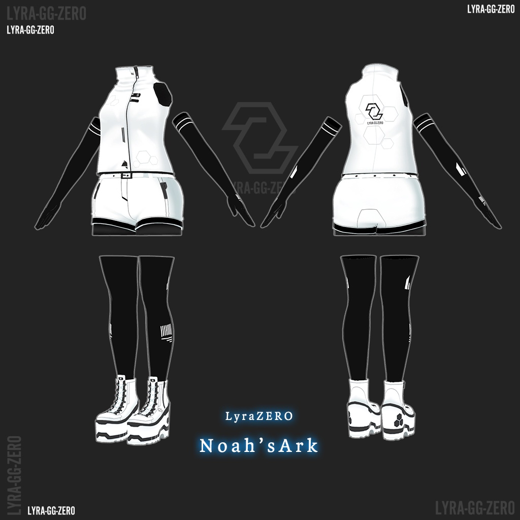 「萌」専用【3D衣装モデル】LyraZERO