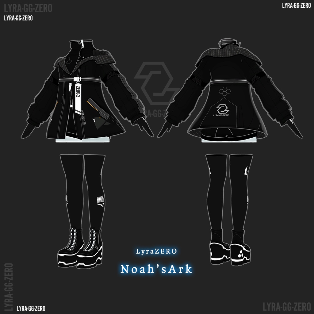 「萌」専用【3D衣装モデル】LyraZERO