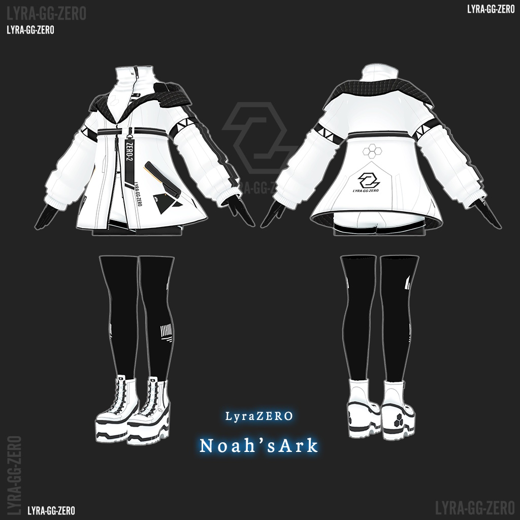 「萌」専用【3D衣装モデル】LyraZERO