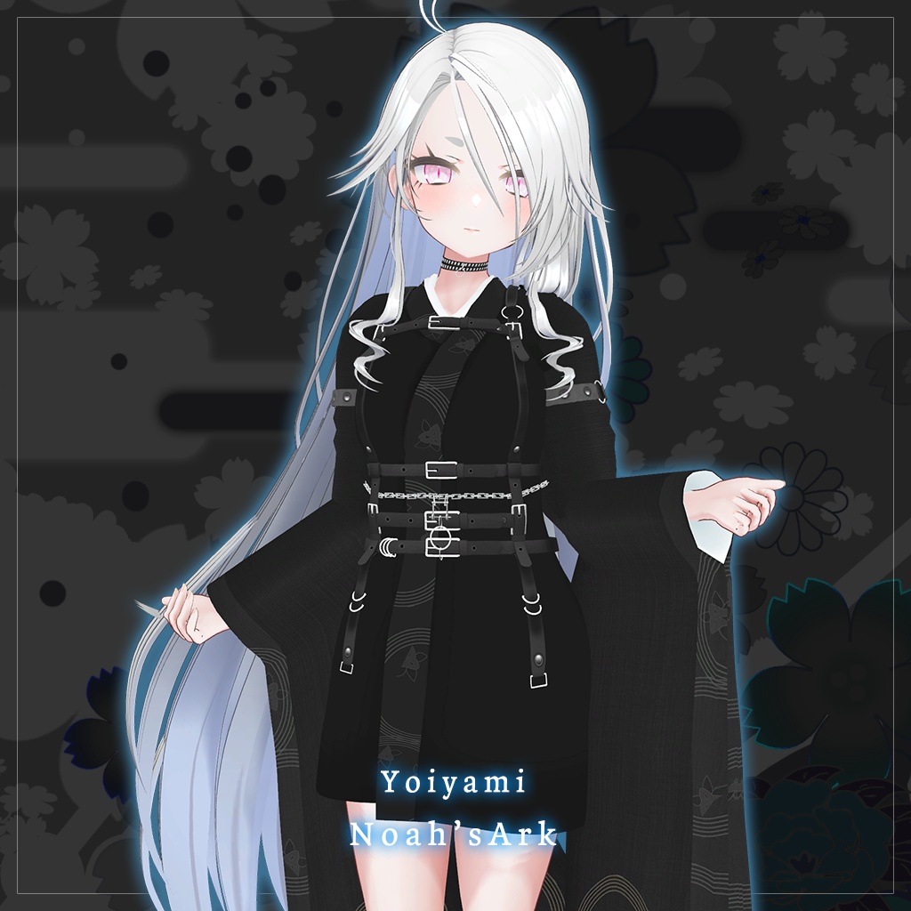 「ゾメちゃん」専用【3D衣装モデル】宵闇(よいやみ)