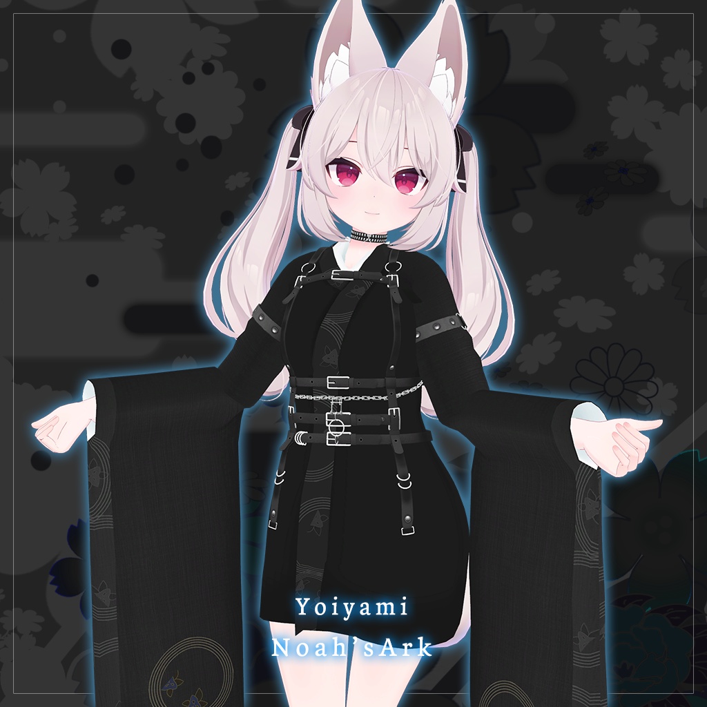 「カリン」専用【3D衣装モデル】宵闇(よいやみ)