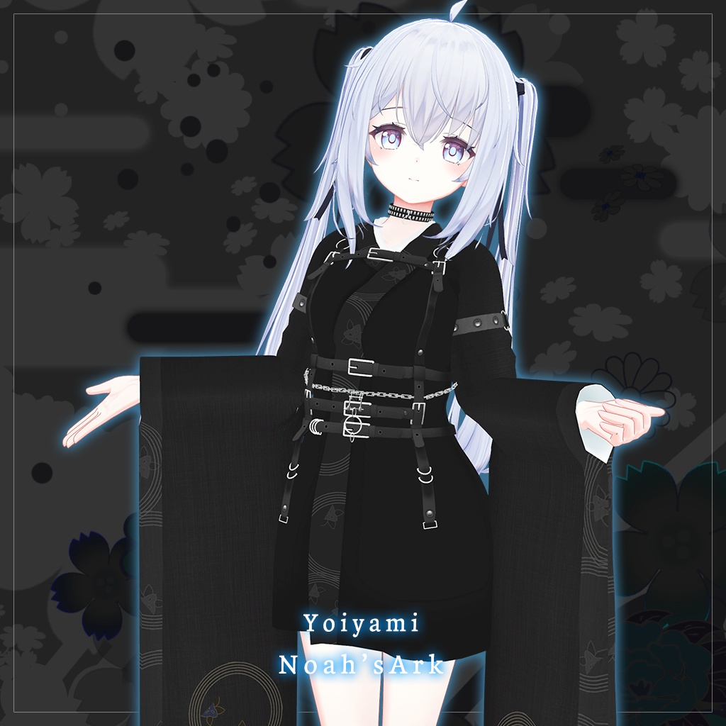 「サフィー」専用【3D衣装モデル】宵闇(よいやみ)