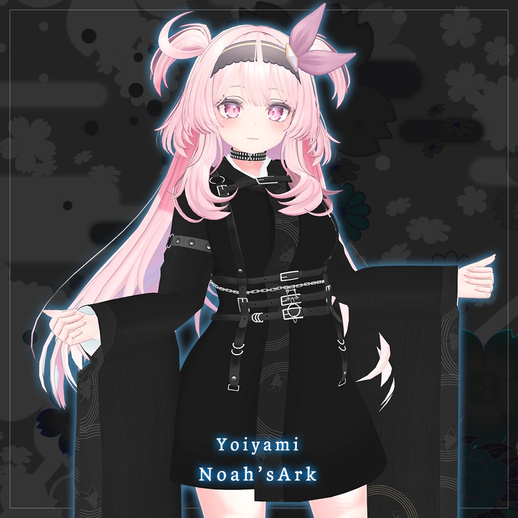 「セレスティア」専用【3D衣装モデル】宵闇(よいやみ)