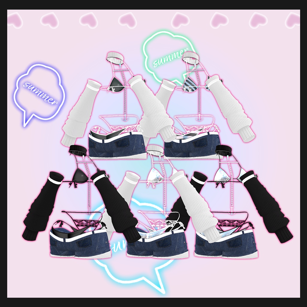 「萌」専用【3D衣装モデル】マリンメリー