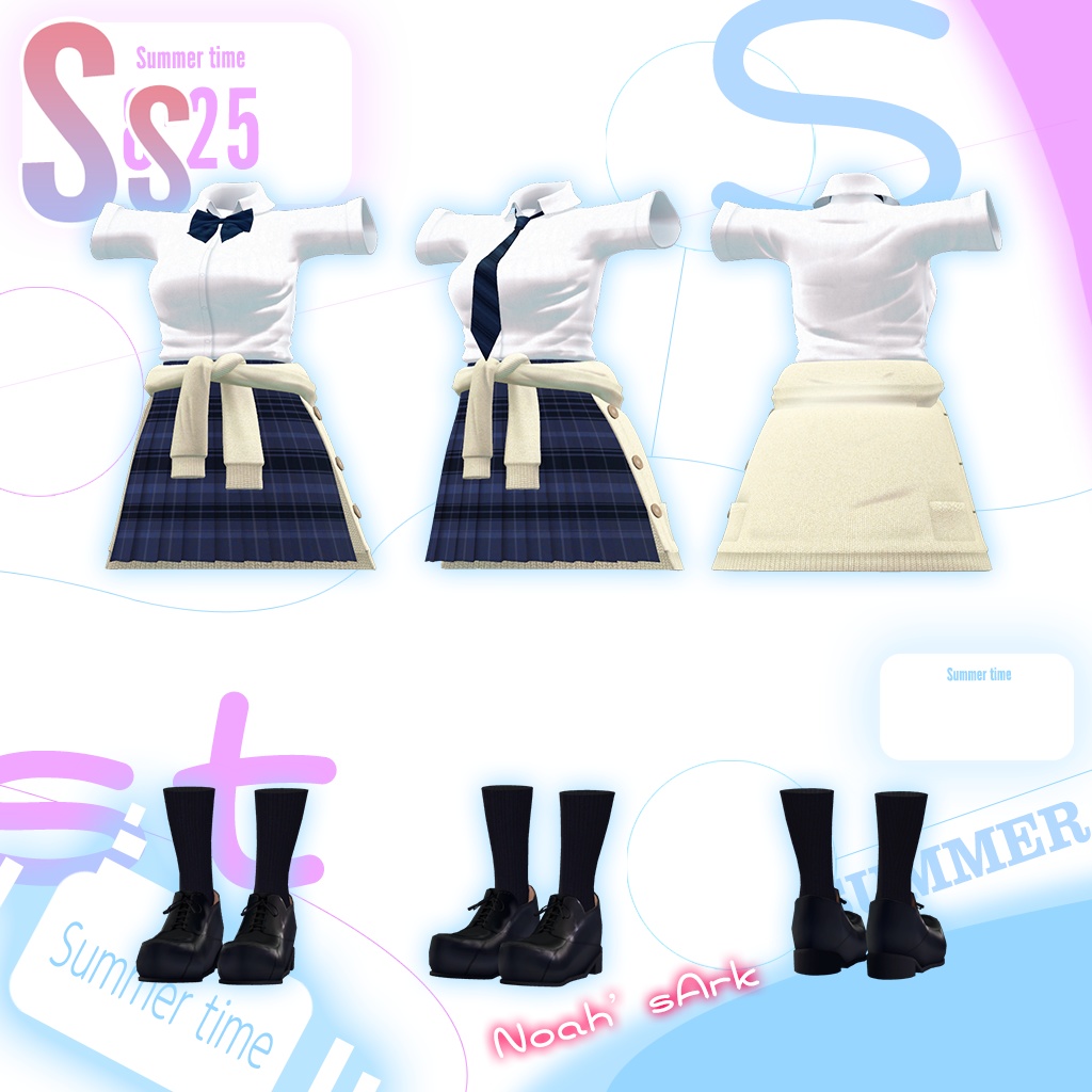 「ライム」専用【3D衣装モデル】サマータイムSS