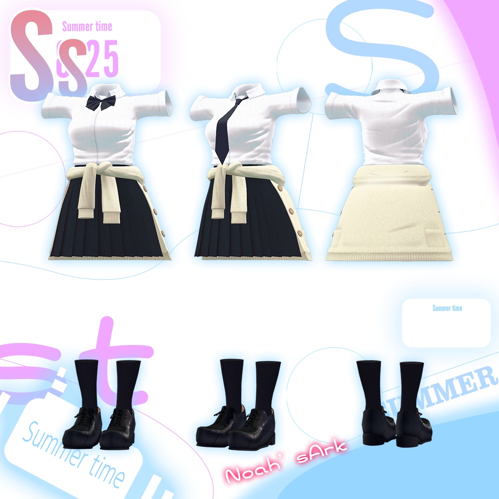 「サフィー」専用【3D衣装モデル】サマータイムSS