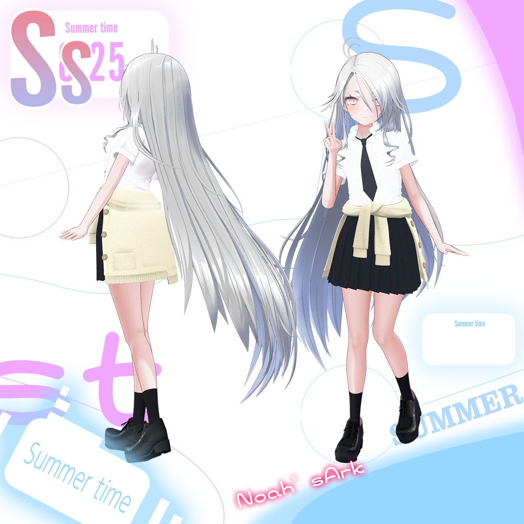 「ゾメちゃん」専用【3D衣装モデル】サマータイムSS