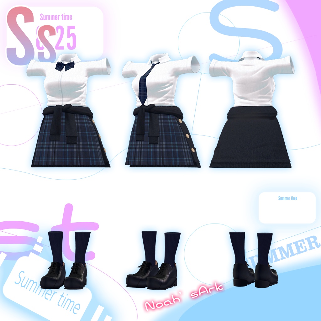 「萌」専用【3D衣装モデル】サマータイムSS