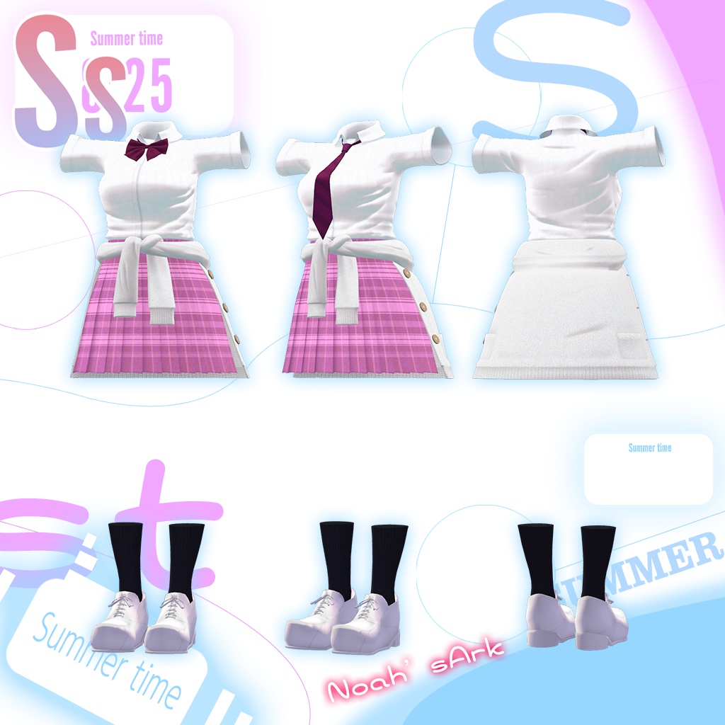 「あのん」専用【3D衣装モデル】サマータイムSS