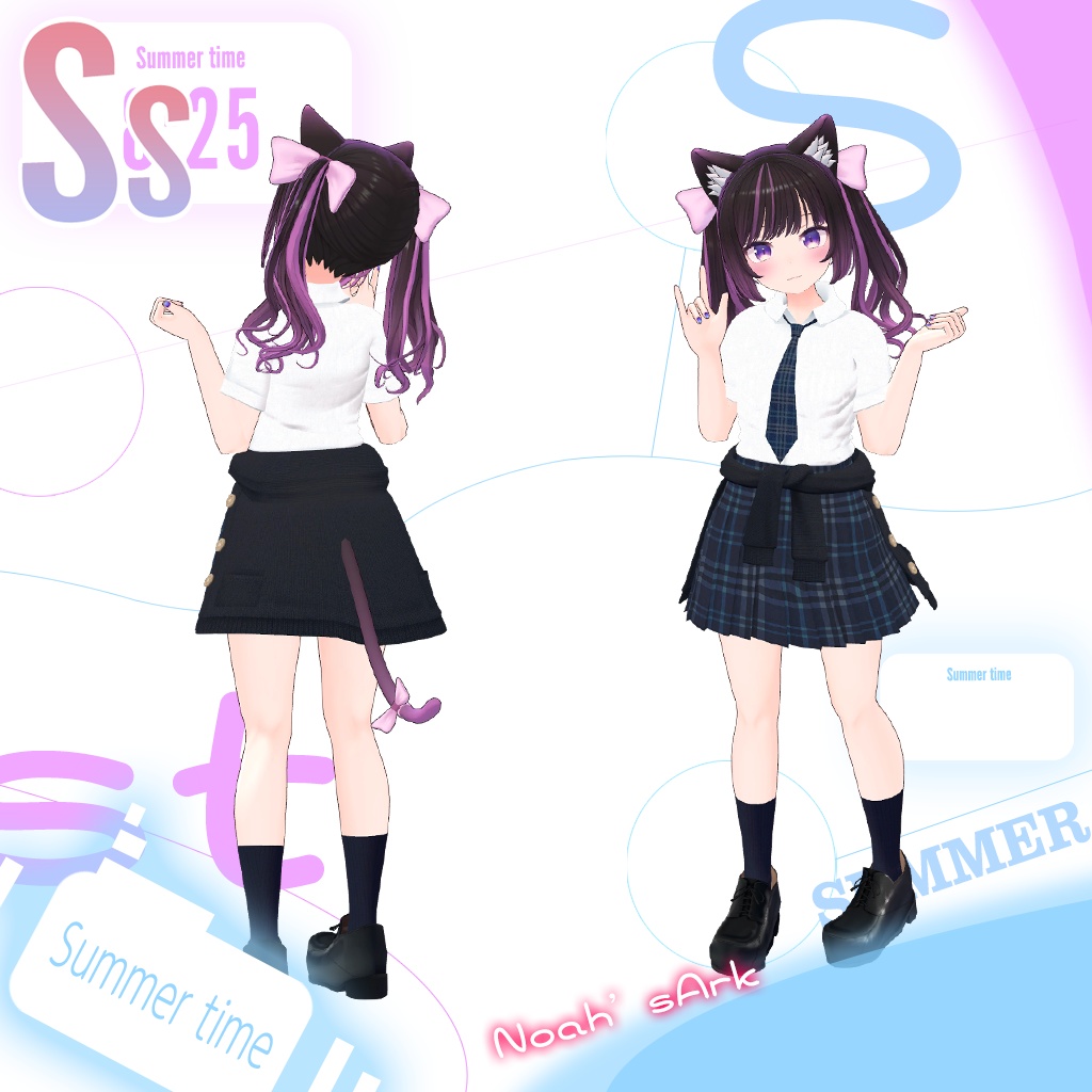 「あのん」専用【3D衣装モデル】サマータイムSS