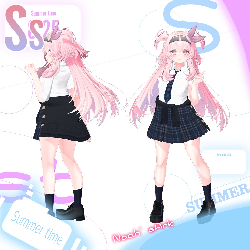 「セレスティア」専用【3D衣装モデル】サマータイムSS