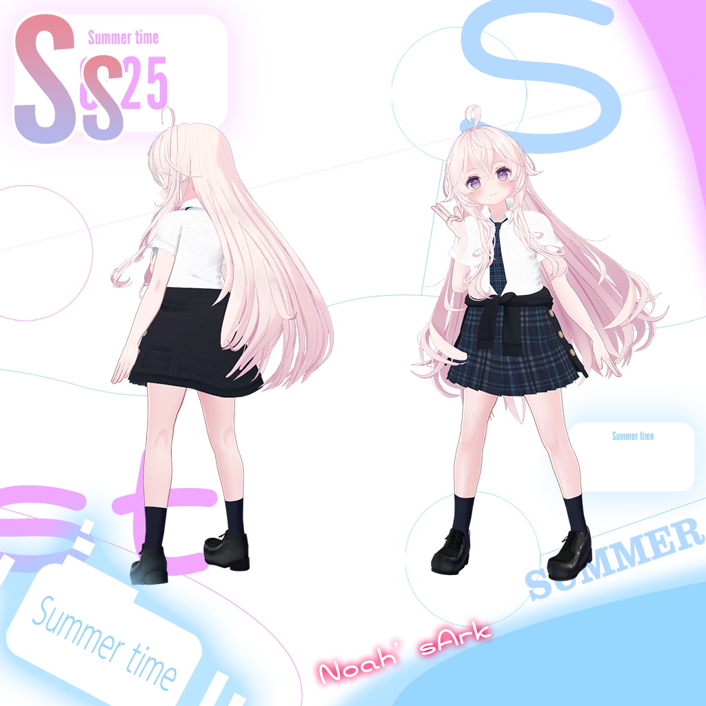「ソラハ」専用【3D衣装モデル】サマータイムSS