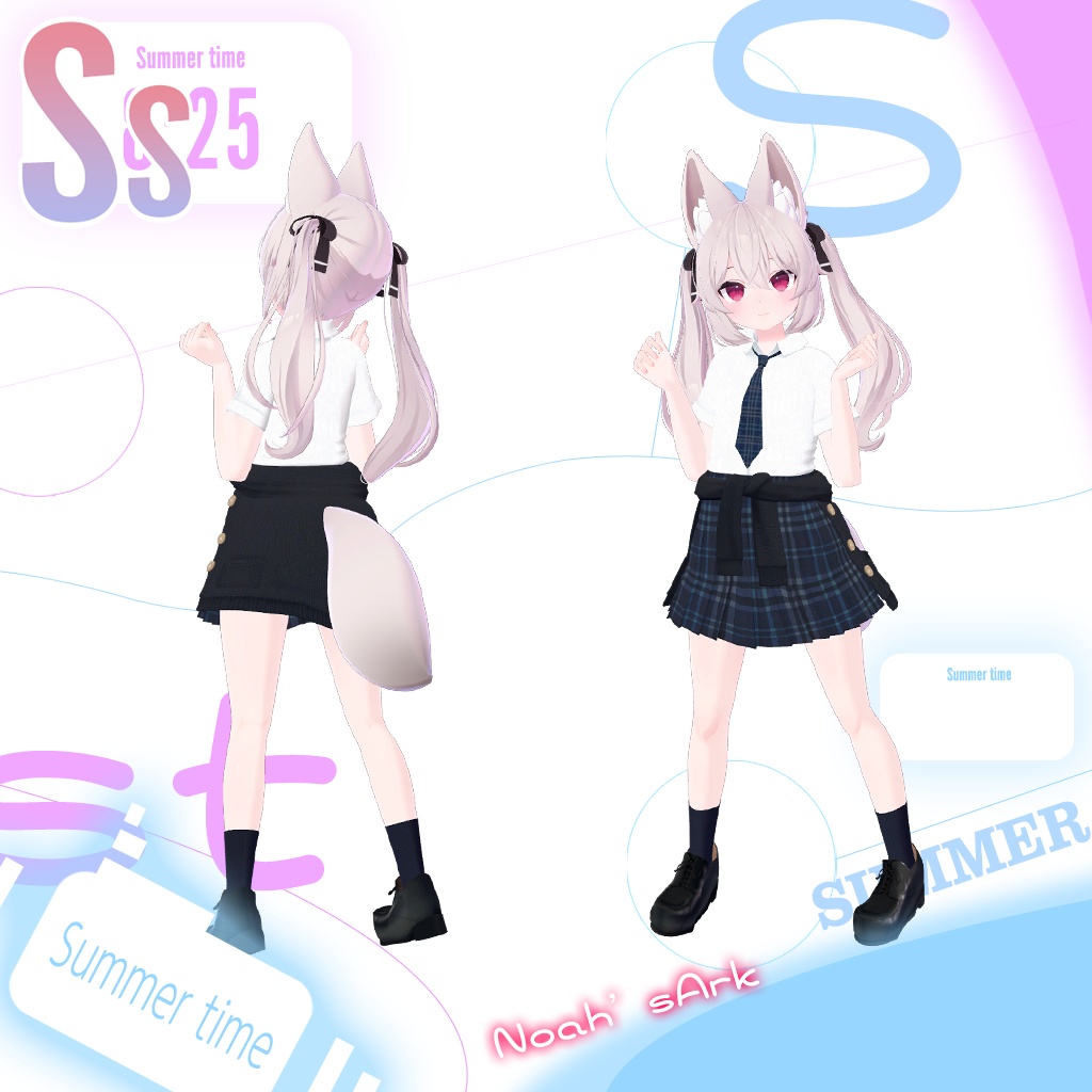 「カリン」専用【3D衣装モデル】サマータイムSS