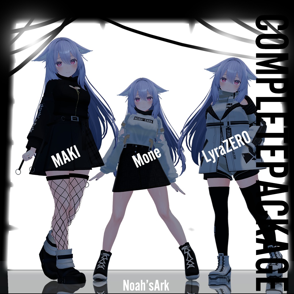 「桔梗」専用【3D衣装モデル】CompletePackage01
