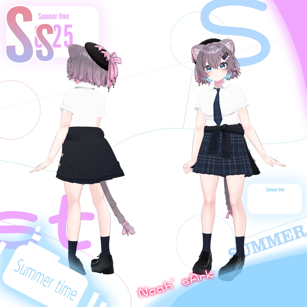 「まりえる」専用【3D衣装モデル】サマータイムSS