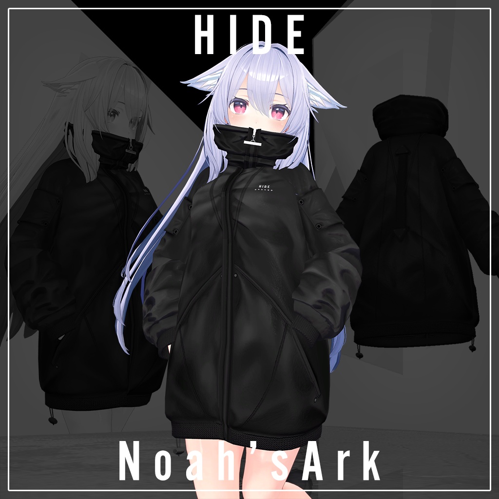 「桔梗」専用【3D衣装モデル】HIDE