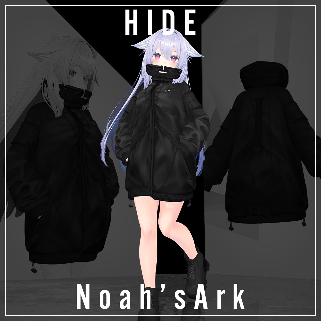 「桔梗」専用【3D衣装モデル】HIDE