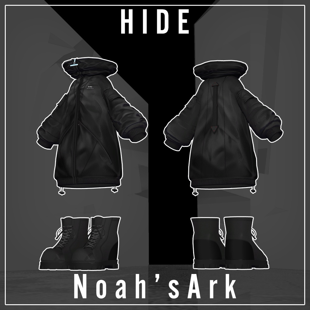 「まめひなた」専用【3D衣装モデル】HIDE