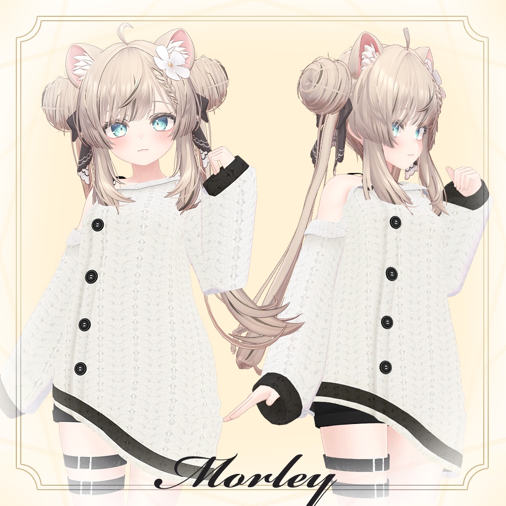 「マヌカ」専用【3D衣装モデル】モーリー