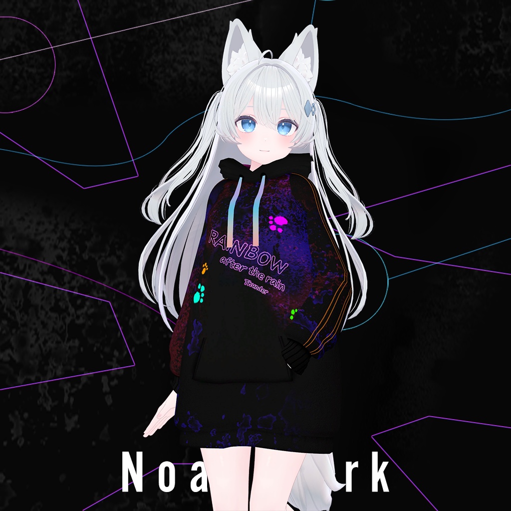 「ライム」専用【3D衣装モデル】Rainbow