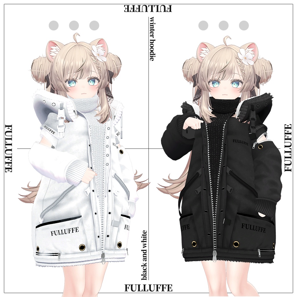 「マヌカ」専用【3D衣装モデル】Fulluffe