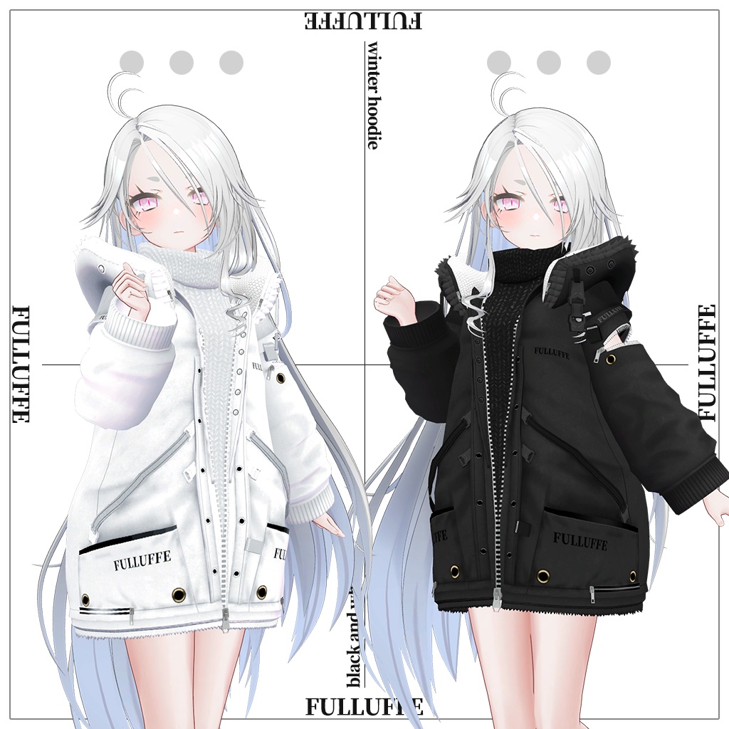 「ゾメちゃん」専用【3D衣装モデル】Fulluffe