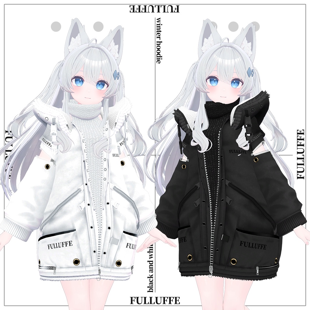 「ライム」専用【3D衣装モデル】Fulluffe