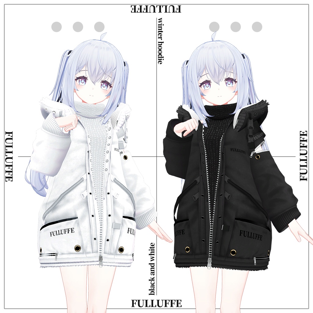 「サフィー」専用【3D衣装モデル】Fulluffe