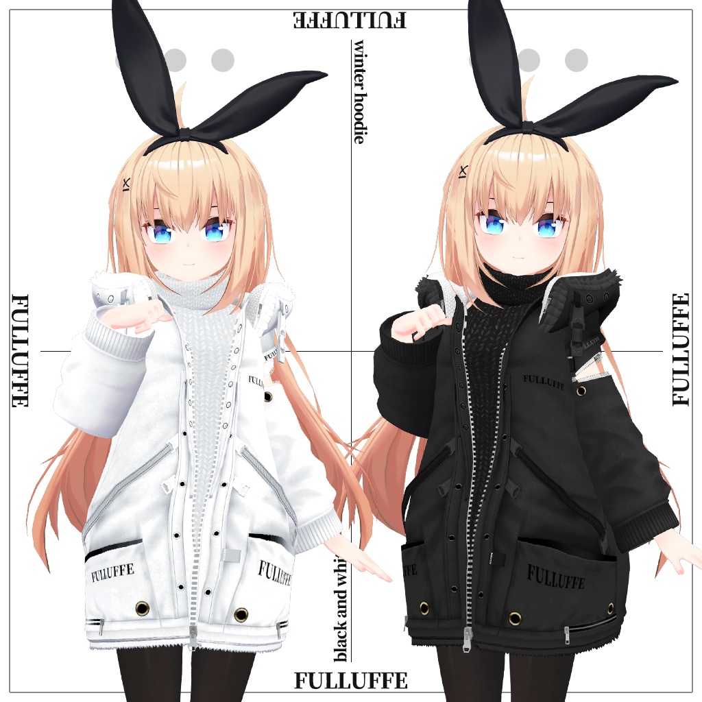 「リアアリス」専用【3D衣装モデル】Fulluffe