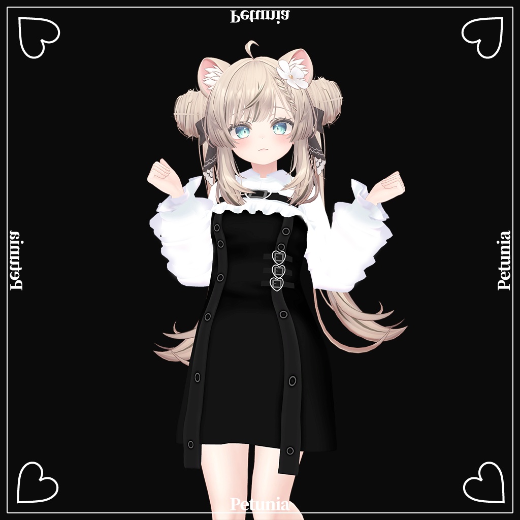 「マヌカ」専用【3D衣装モデル】ペチュニア