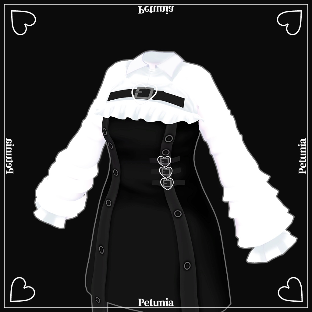 「マヌカ」専用【3D衣装モデル】ペチュニア