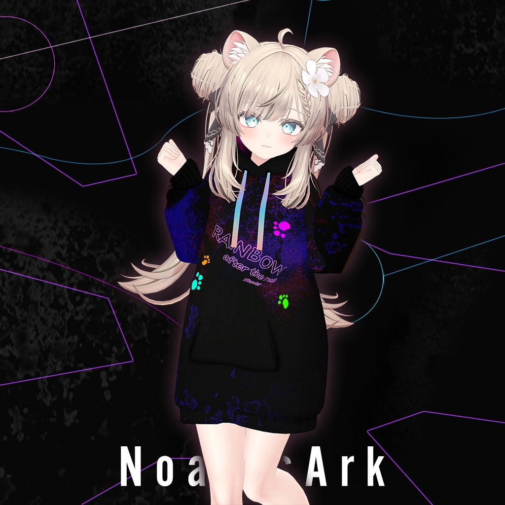 「マヌカ」専用【3D衣装モデル】Rainbow