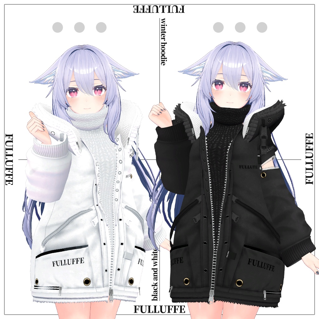 「桔梗」専用【3D衣装モデル】Fulluffe