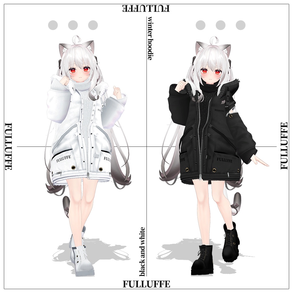 「舞夜」専用【3D衣装モデル】Fulluffe