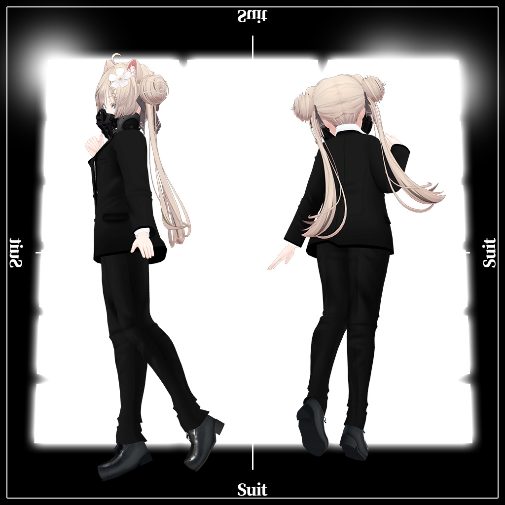 「マヌカ」専用【3D衣装モデル】スーツ