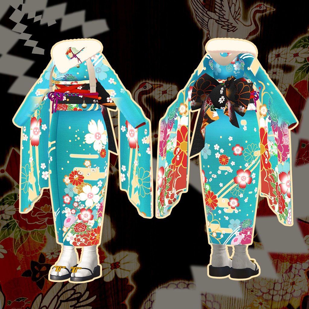 「竜胆」専用【3D衣装モデル】はないちもんめ