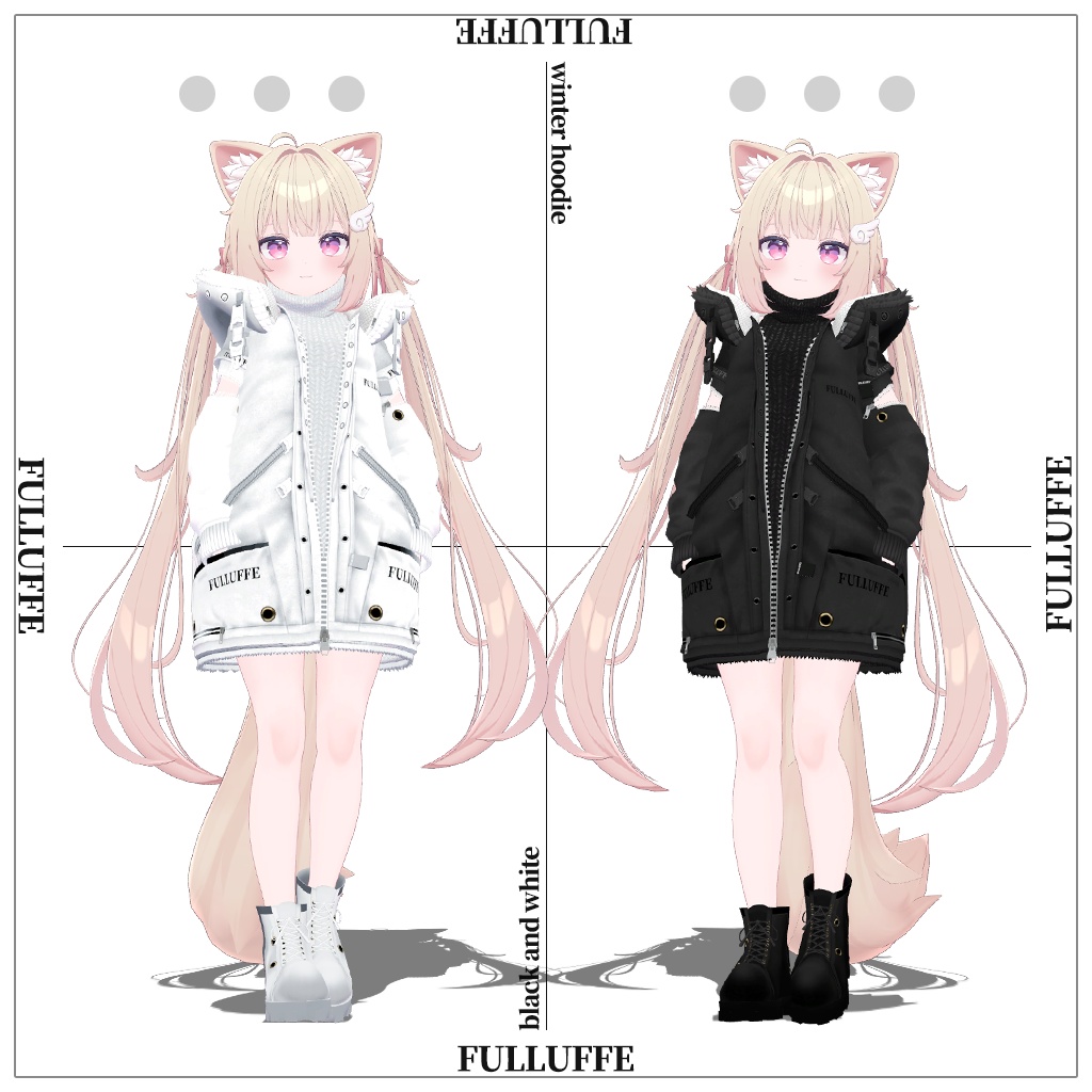「シフォン-Chiffon-」専用【3D衣装モデル】Fulluffe