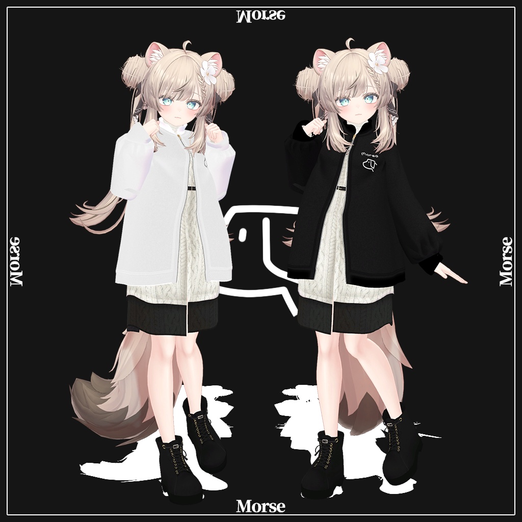 「マヌカ」専用【3D衣装モデル】モールス