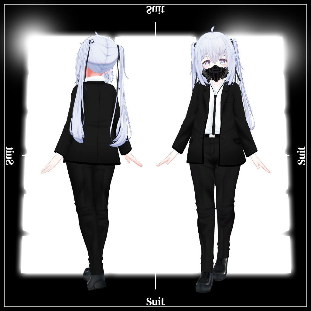 「サフィー」専用【3D衣装モデル】スーツ