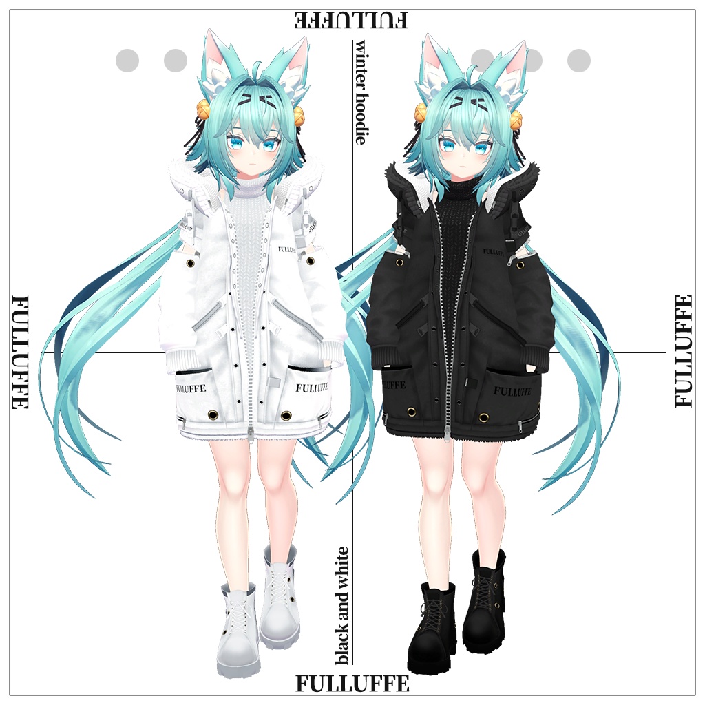 「竜胆」専用【3D衣装モデル】Fulluffe