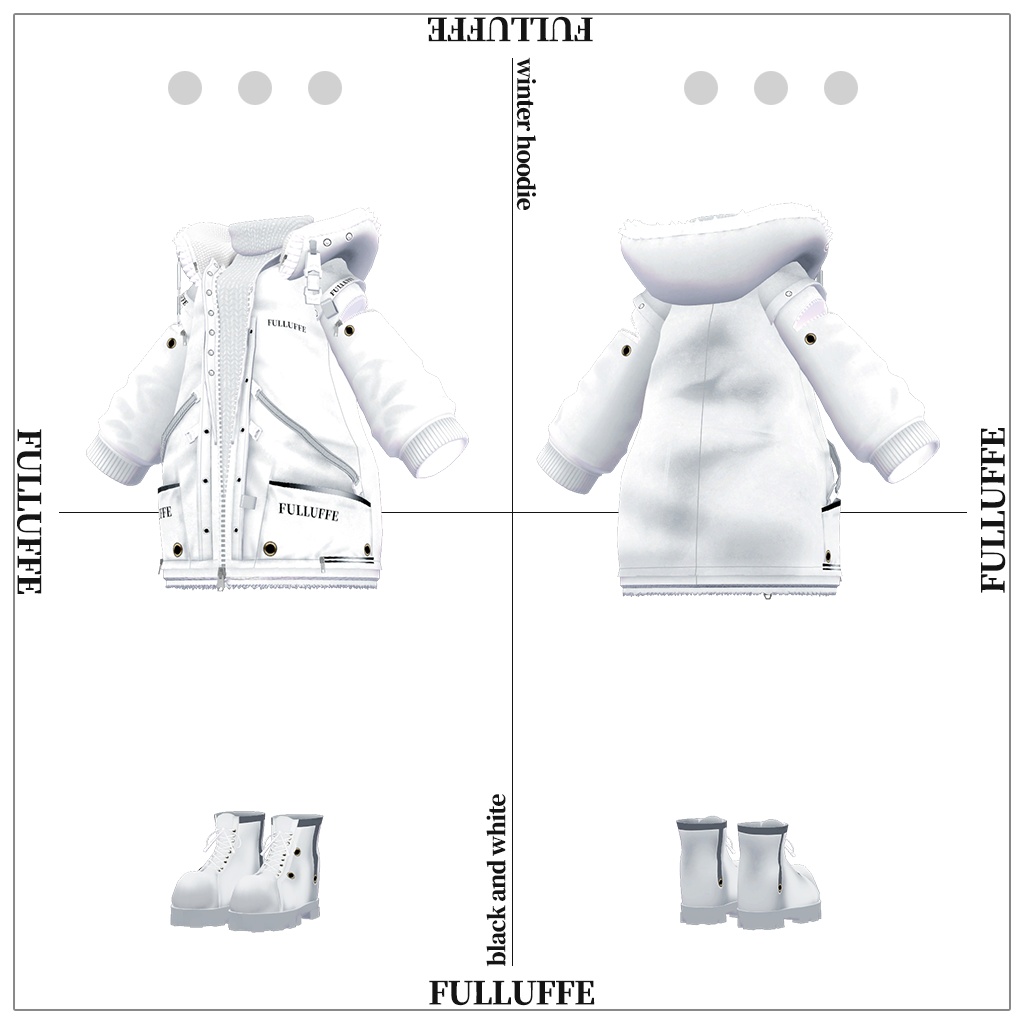 「竜胆」専用【3D衣装モデル】Fulluffe