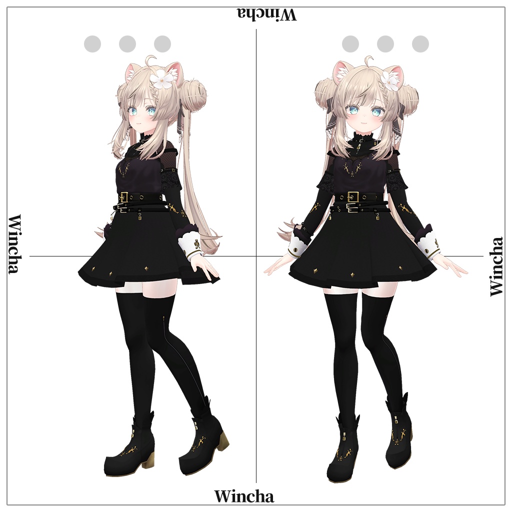 「マヌカ」専用【3D衣装モデル】Wincha