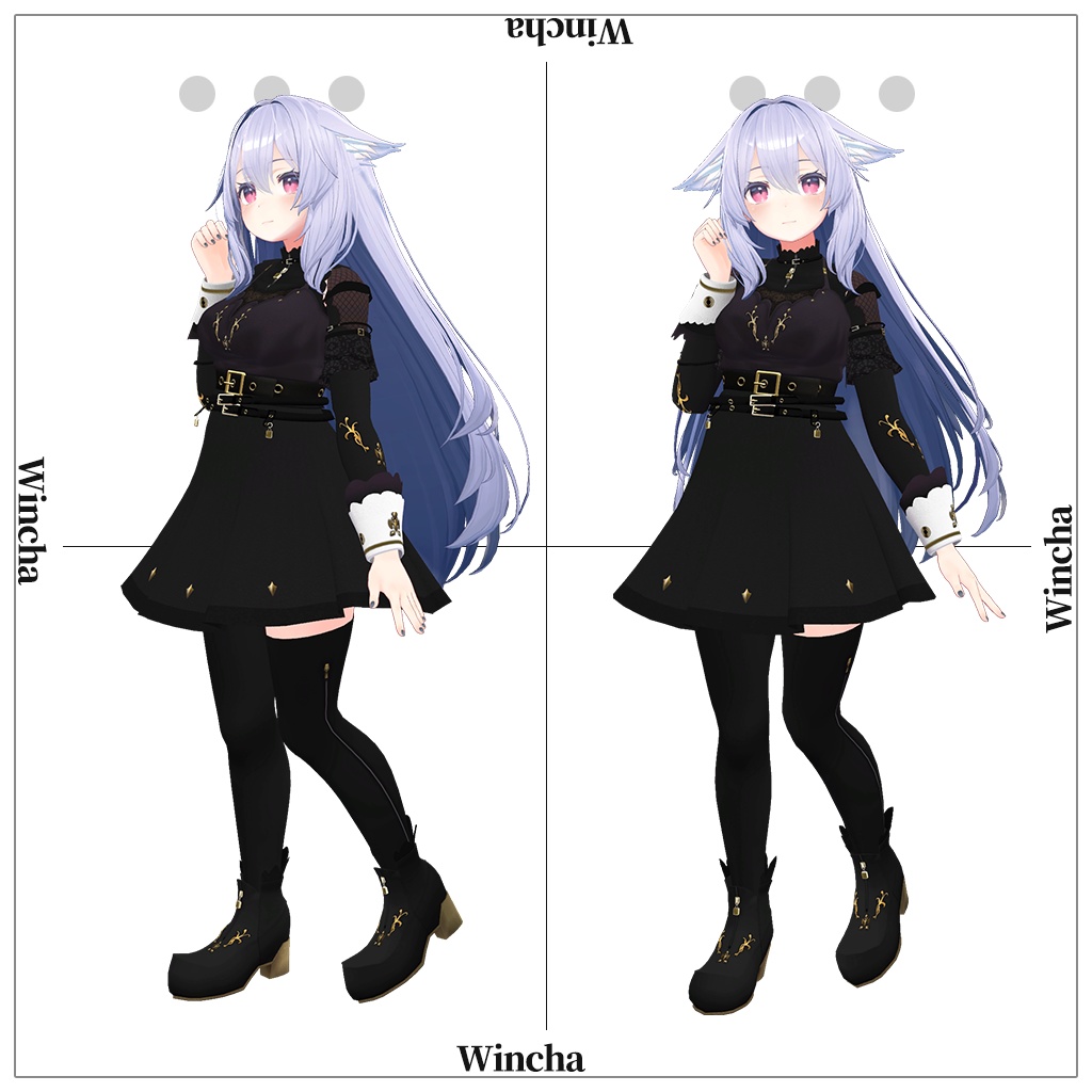 「桔梗」専用【3D衣装モデル】Wincha