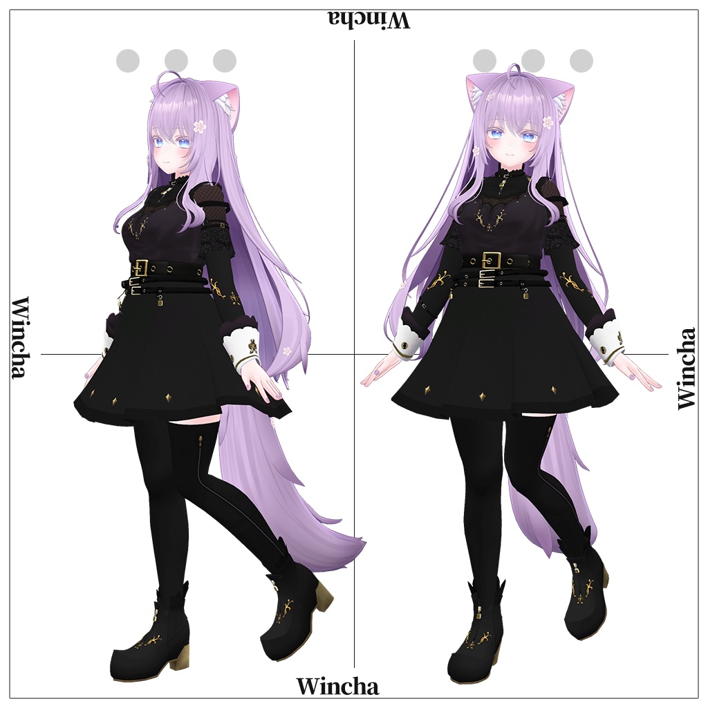 「萌」専用【3D衣装モデル】Wincha