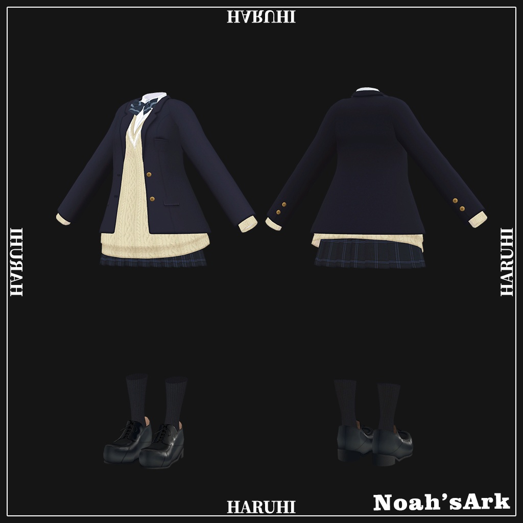 「マヌカ」専用【3D衣装モデル】HARUHI「春日」